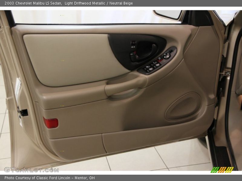 Light Driftwood Metallic / Neutral Beige 2003 Chevrolet Malibu LS Sedan