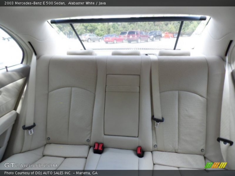 Alabaster White / Java 2003 Mercedes-Benz E 500 Sedan
