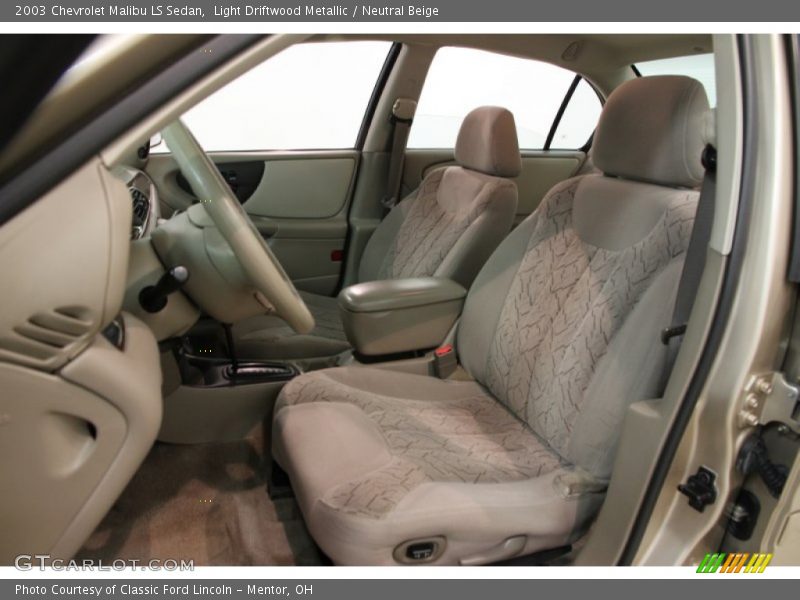 Light Driftwood Metallic / Neutral Beige 2003 Chevrolet Malibu LS Sedan