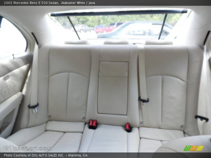 Alabaster White / Java 2003 Mercedes-Benz E 500 Sedan
