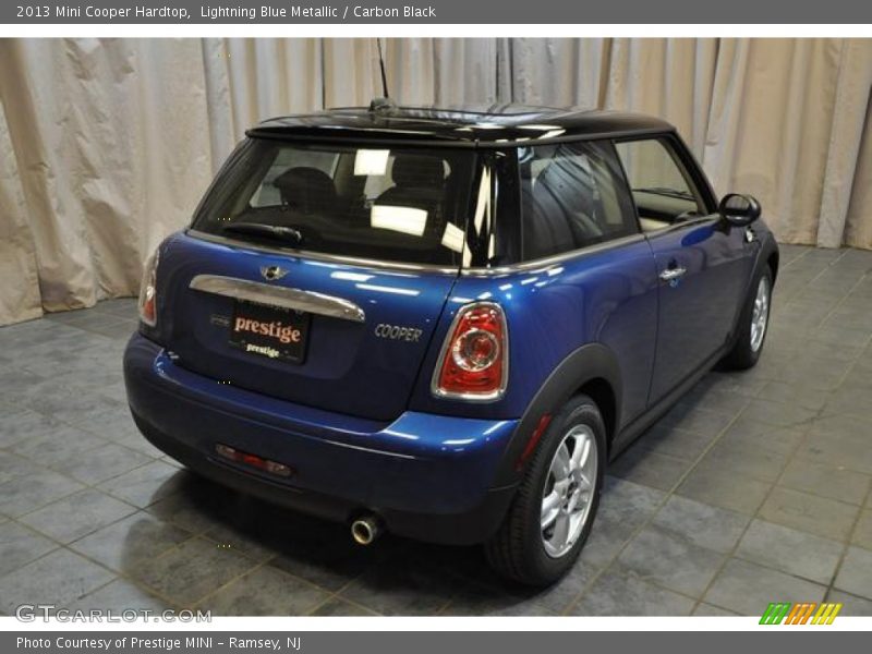 Lightning Blue Metallic / Carbon Black 2013 Mini Cooper Hardtop