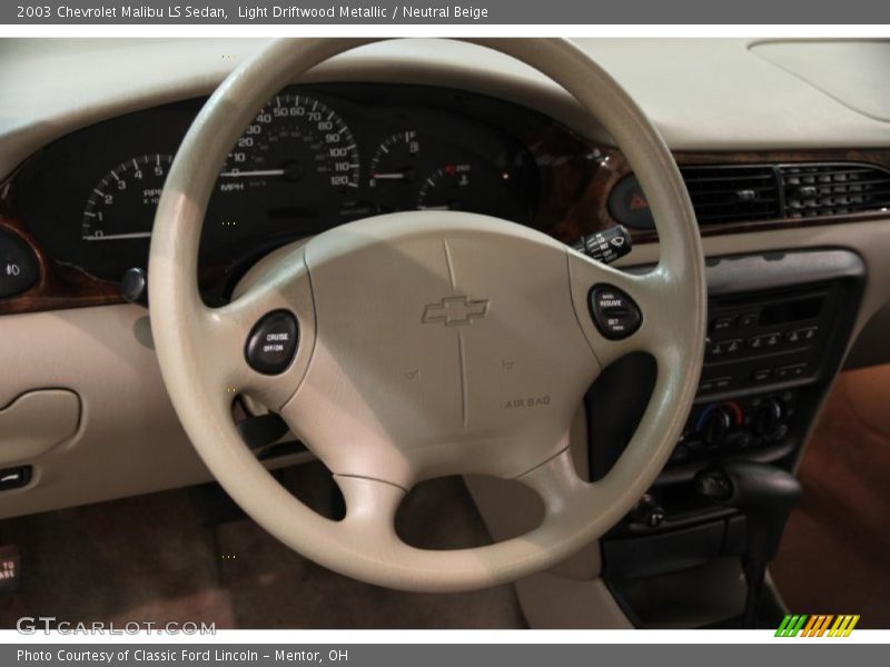 Light Driftwood Metallic / Neutral Beige 2003 Chevrolet Malibu LS Sedan