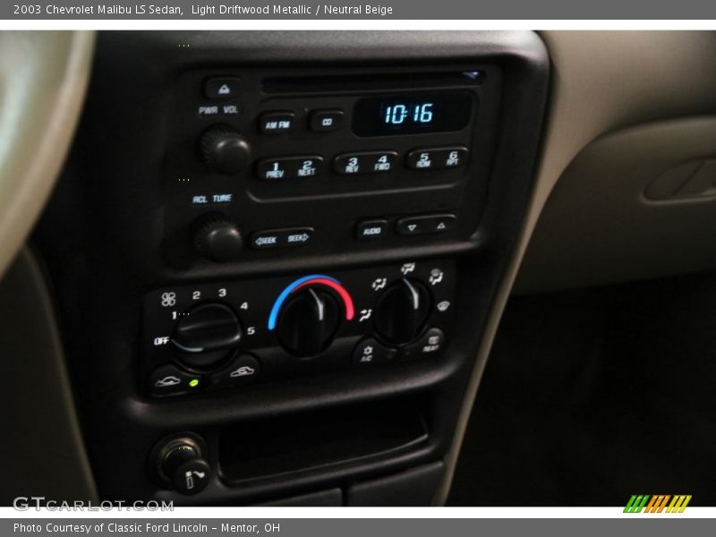 Light Driftwood Metallic / Neutral Beige 2003 Chevrolet Malibu LS Sedan