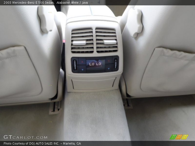 Alabaster White / Java 2003 Mercedes-Benz E 500 Sedan