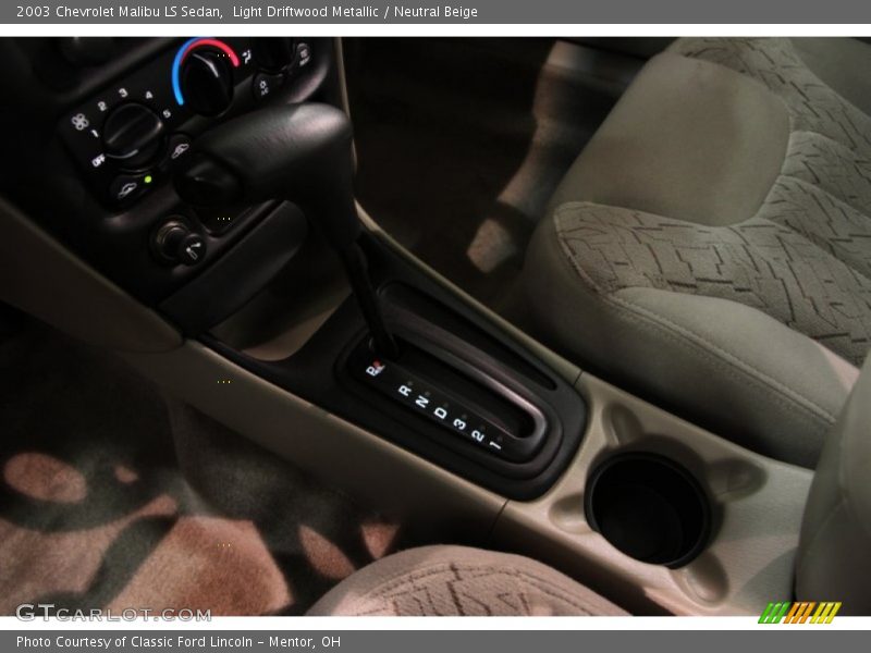 Light Driftwood Metallic / Neutral Beige 2003 Chevrolet Malibu LS Sedan