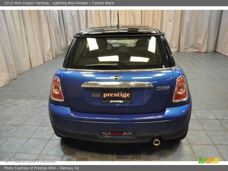 Lightning Blue Metallic / Carbon Black 2013 Mini Cooper Hardtop