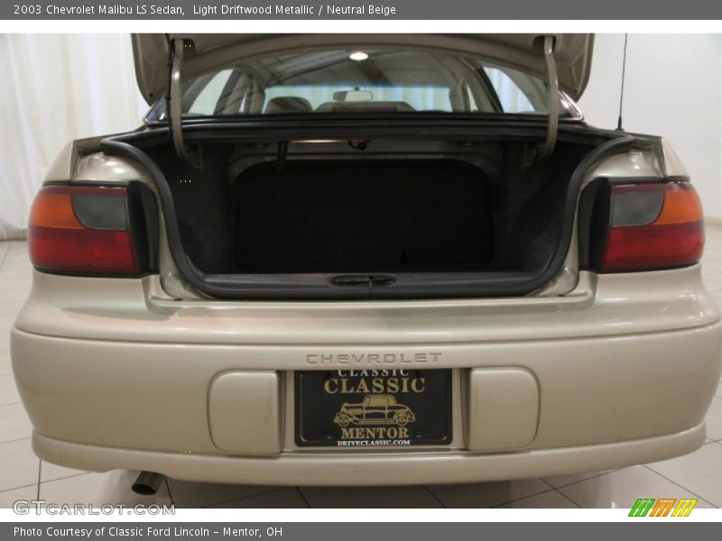 Light Driftwood Metallic / Neutral Beige 2003 Chevrolet Malibu LS Sedan