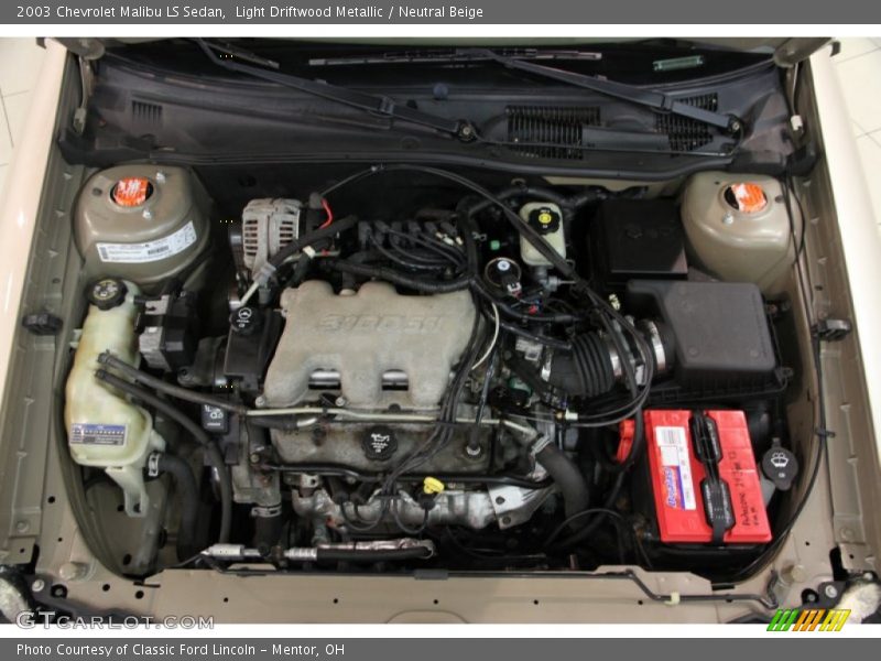 Light Driftwood Metallic / Neutral Beige 2003 Chevrolet Malibu LS Sedan