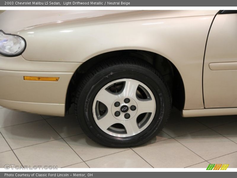 Light Driftwood Metallic / Neutral Beige 2003 Chevrolet Malibu LS Sedan