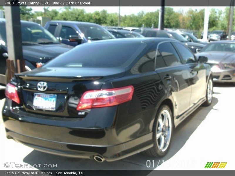 Black / Dark Charcoal 2008 Toyota Camry SE V6