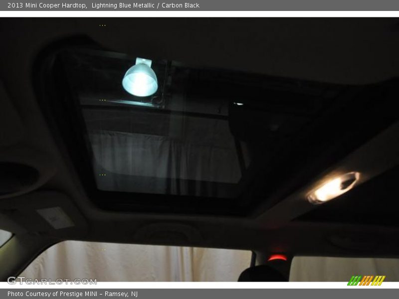 Lightning Blue Metallic / Carbon Black 2013 Mini Cooper Hardtop