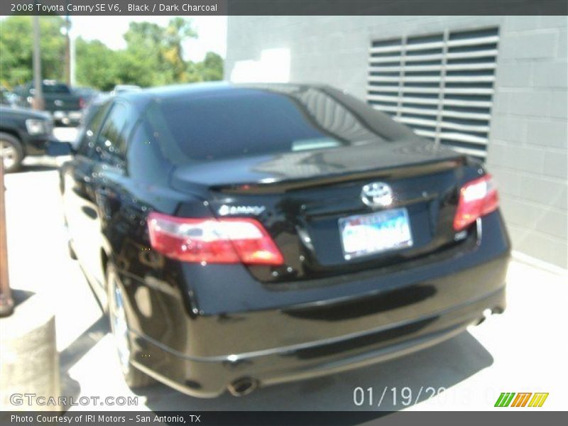 Black / Dark Charcoal 2008 Toyota Camry SE V6