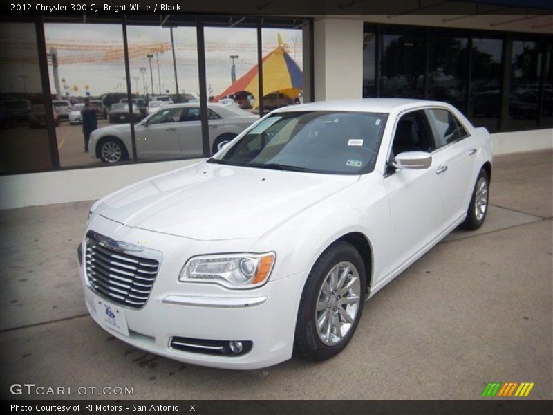 Bright White / Black 2012 Chrysler 300 C