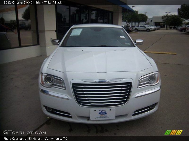 Bright White / Black 2012 Chrysler 300 C