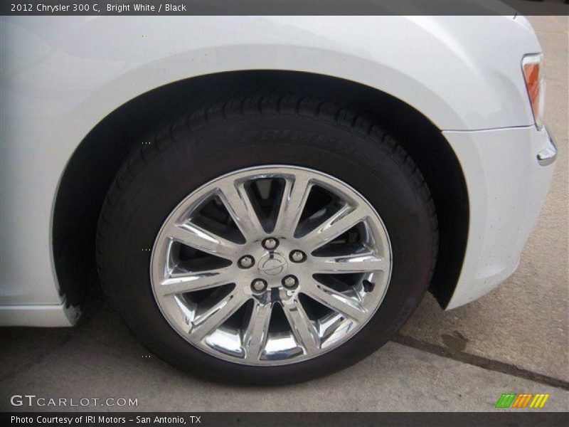 Bright White / Black 2012 Chrysler 300 C