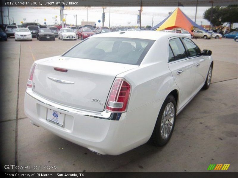 Bright White / Black 2012 Chrysler 300 C