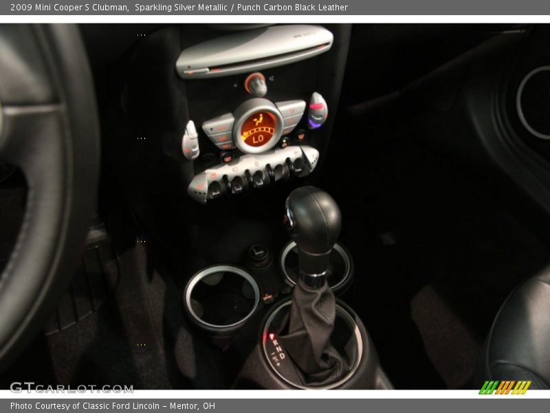 Sparkling Silver Metallic / Punch Carbon Black Leather 2009 Mini Cooper S Clubman