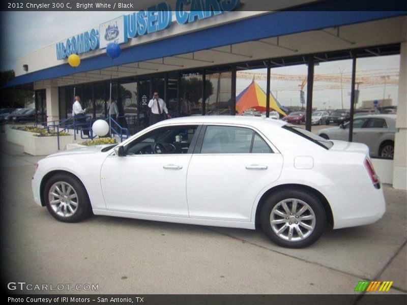 Bright White / Black 2012 Chrysler 300 C