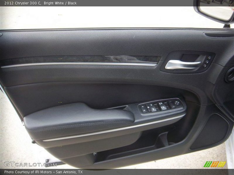 Bright White / Black 2012 Chrysler 300 C