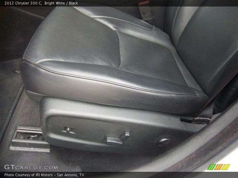 Bright White / Black 2012 Chrysler 300 C