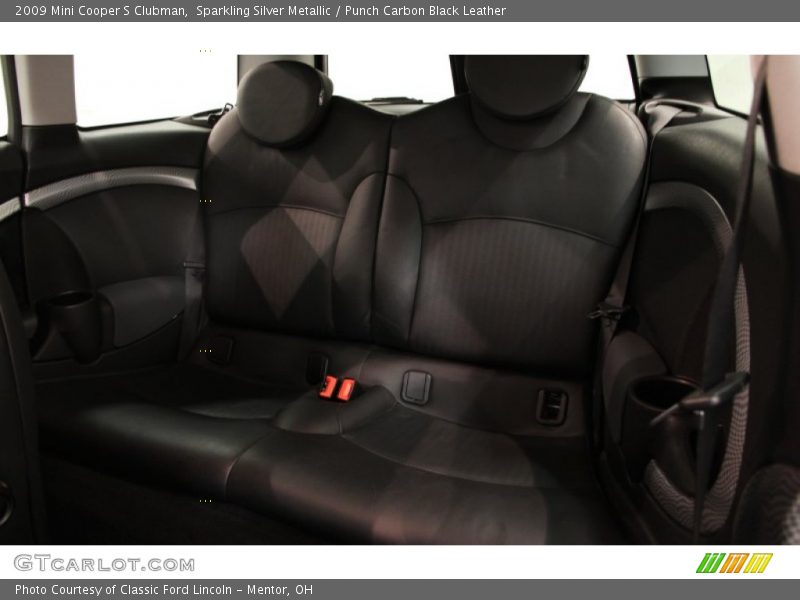 Sparkling Silver Metallic / Punch Carbon Black Leather 2009 Mini Cooper S Clubman