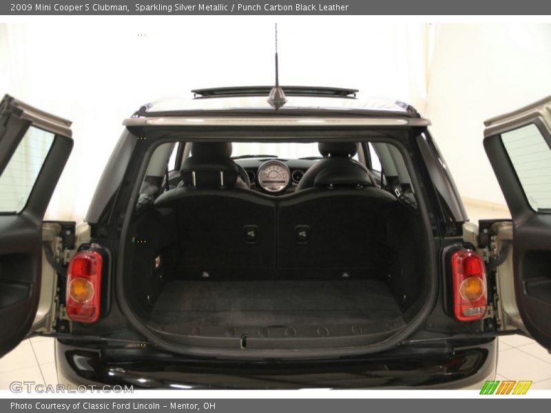 Sparkling Silver Metallic / Punch Carbon Black Leather 2009 Mini Cooper S Clubman