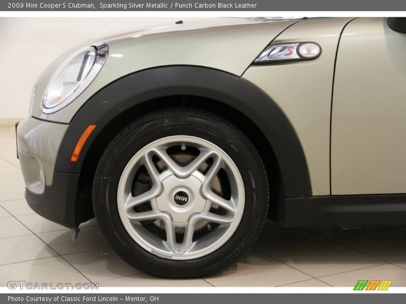 Sparkling Silver Metallic / Punch Carbon Black Leather 2009 Mini Cooper S Clubman