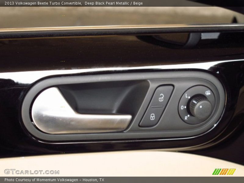 Deep Black Pearl Metallic / Beige 2013 Volkswagen Beetle Turbo Convertible