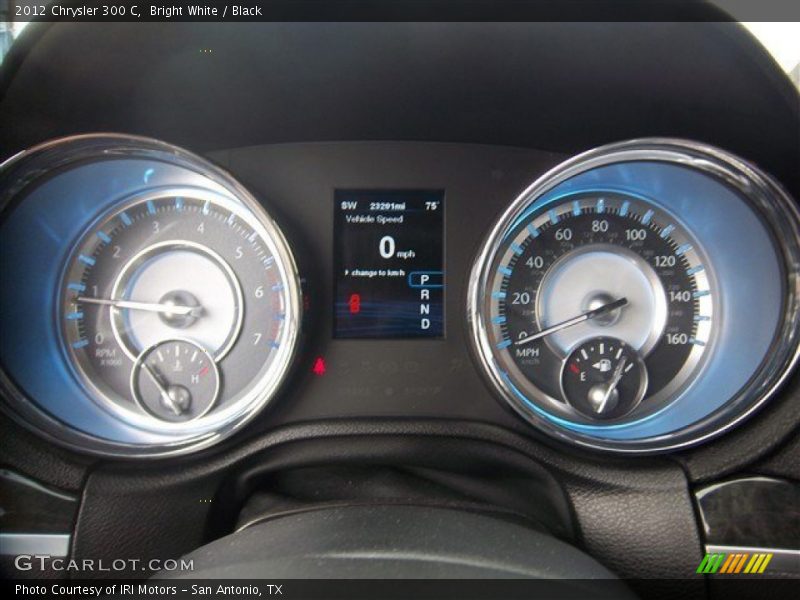 Bright White / Black 2012 Chrysler 300 C
