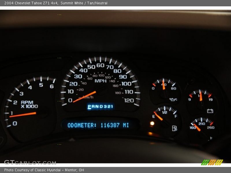 Summit White / Tan/Neutral 2004 Chevrolet Tahoe Z71 4x4