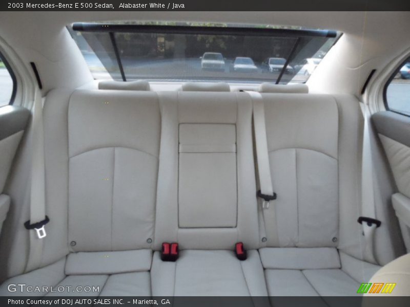Alabaster White / Java 2003 Mercedes-Benz E 500 Sedan