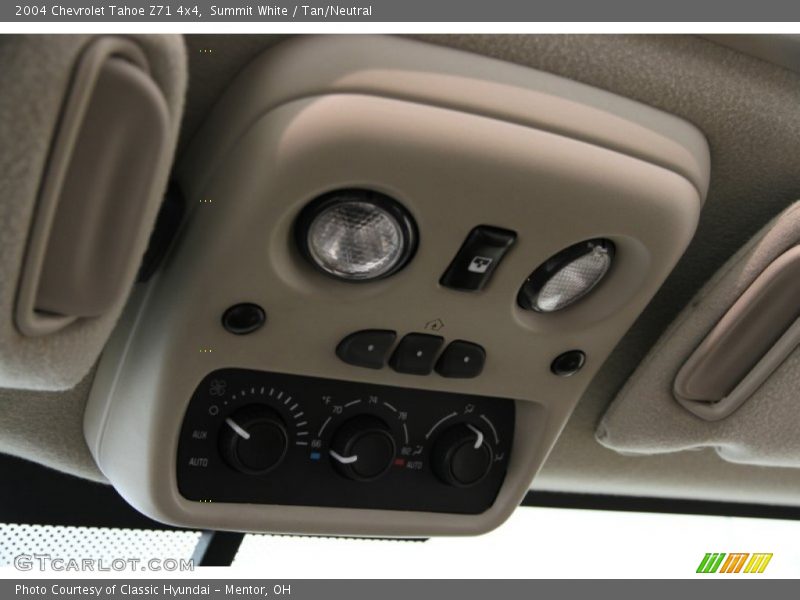 Summit White / Tan/Neutral 2004 Chevrolet Tahoe Z71 4x4