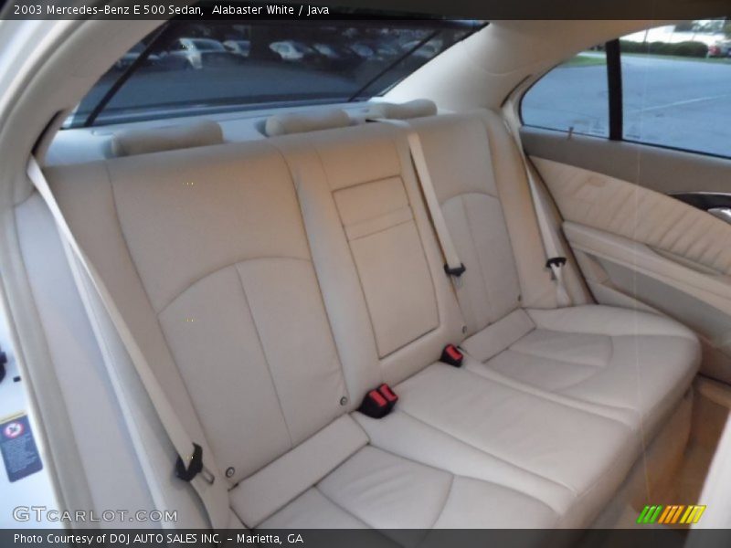 Alabaster White / Java 2003 Mercedes-Benz E 500 Sedan