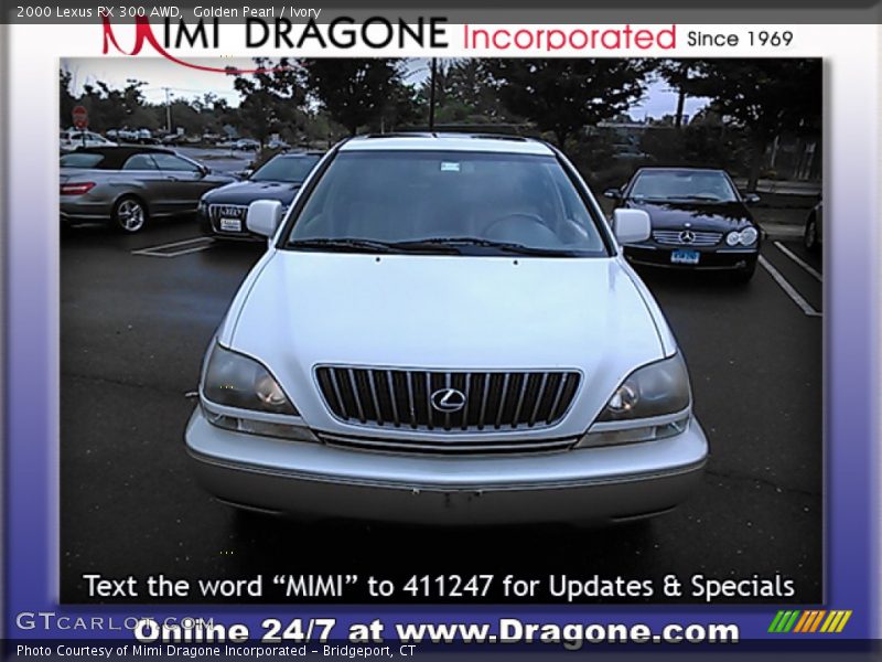 Golden Pearl / Ivory 2000 Lexus RX 300 AWD