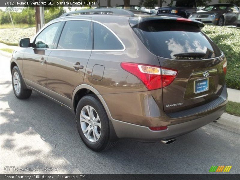Sahara Bronze / Beige 2012 Hyundai Veracruz GLS