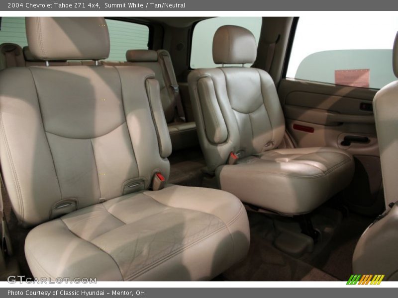 Summit White / Tan/Neutral 2004 Chevrolet Tahoe Z71 4x4