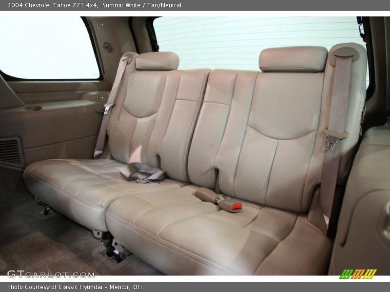 Summit White / Tan/Neutral 2004 Chevrolet Tahoe Z71 4x4