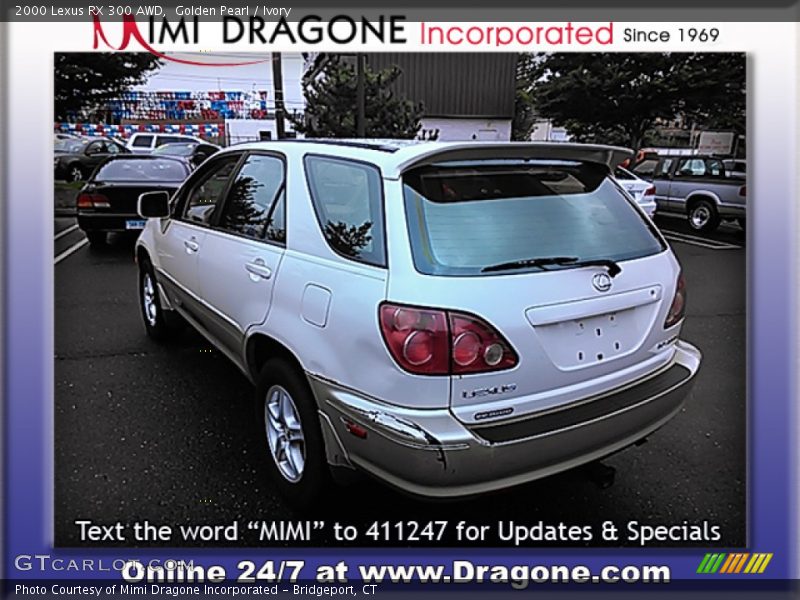 Golden Pearl / Ivory 2000 Lexus RX 300 AWD