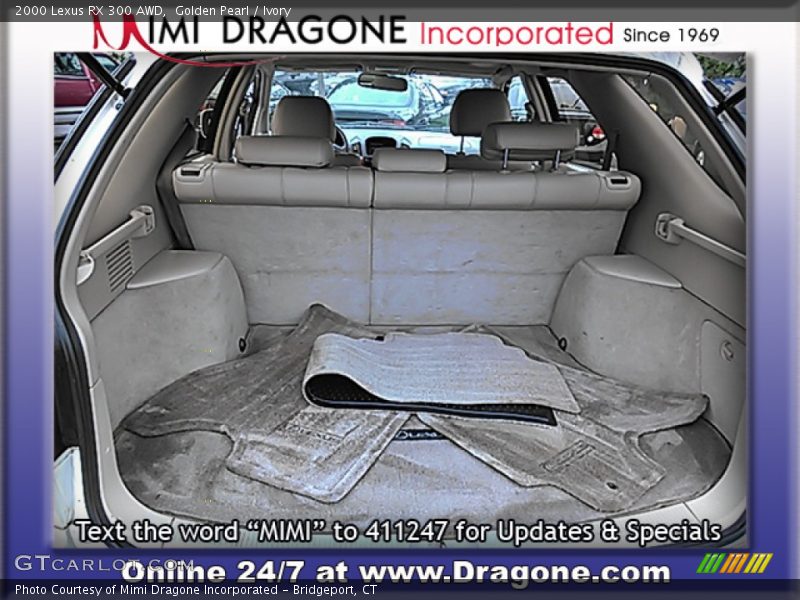 Golden Pearl / Ivory 2000 Lexus RX 300 AWD