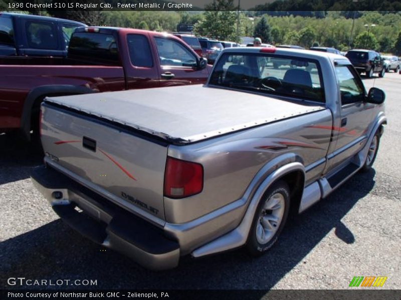 Pewter Metallic / Graphite 1998 Chevrolet S10 LS Regular Cab