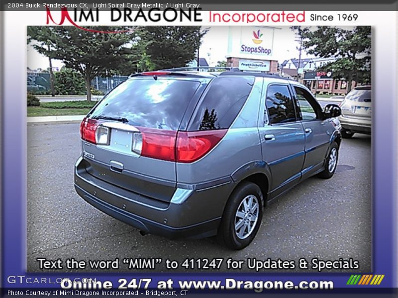 Light Spiral Gray Metallic / Light Gray 2004 Buick Rendezvous CX