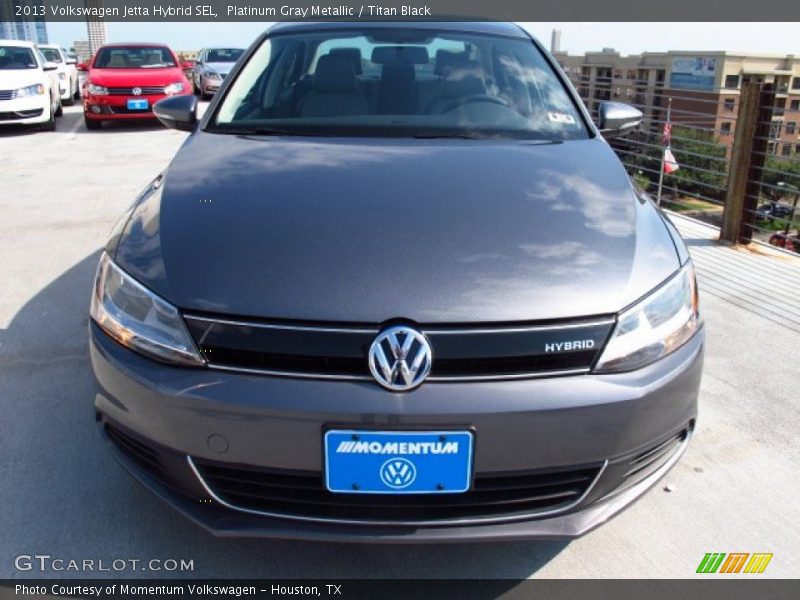 Platinum Gray Metallic / Titan Black 2013 Volkswagen Jetta Hybrid SEL