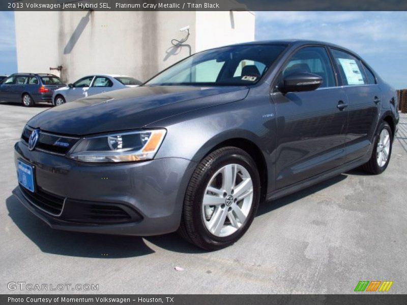 Platinum Gray Metallic / Titan Black 2013 Volkswagen Jetta Hybrid SEL