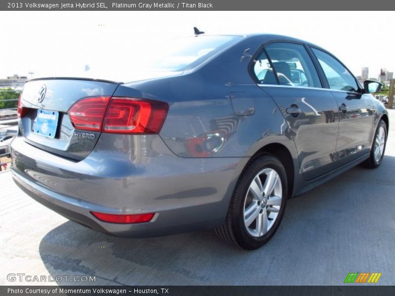 Platinum Gray Metallic / Titan Black 2013 Volkswagen Jetta Hybrid SEL