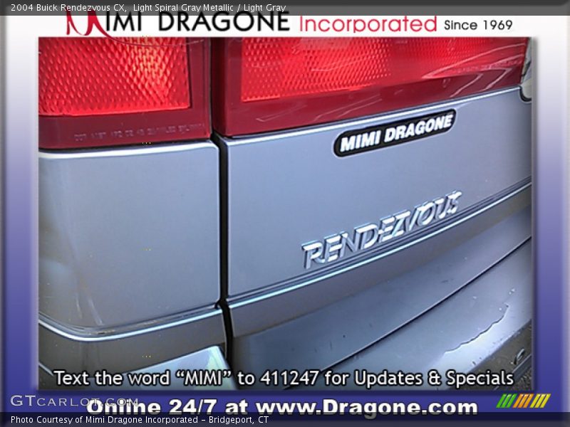 Light Spiral Gray Metallic / Light Gray 2004 Buick Rendezvous CX
