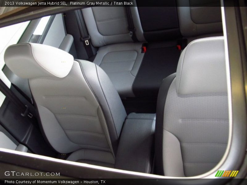 Platinum Gray Metallic / Titan Black 2013 Volkswagen Jetta Hybrid SEL