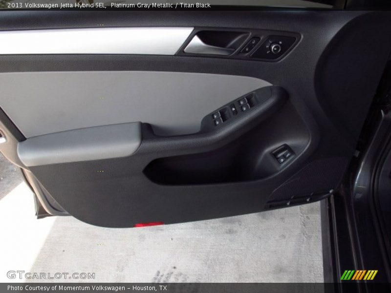 Platinum Gray Metallic / Titan Black 2013 Volkswagen Jetta Hybrid SEL