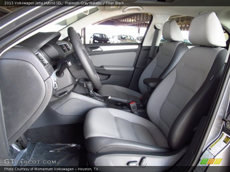 Platinum Gray Metallic / Titan Black 2013 Volkswagen Jetta Hybrid SEL