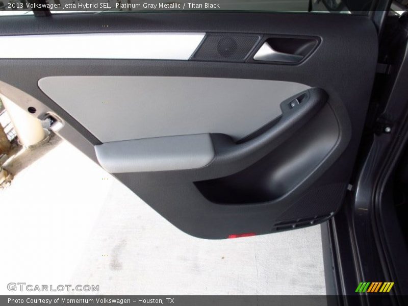 Platinum Gray Metallic / Titan Black 2013 Volkswagen Jetta Hybrid SEL