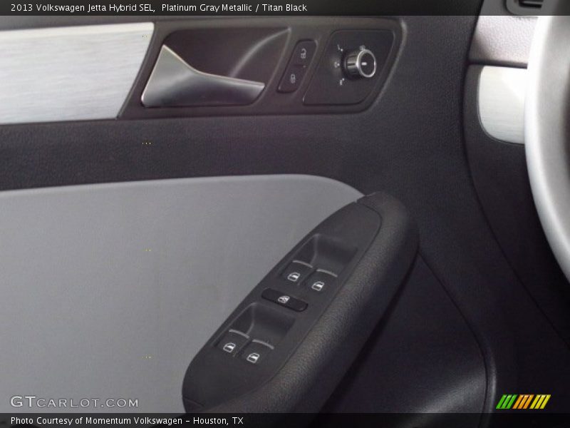 Platinum Gray Metallic / Titan Black 2013 Volkswagen Jetta Hybrid SEL